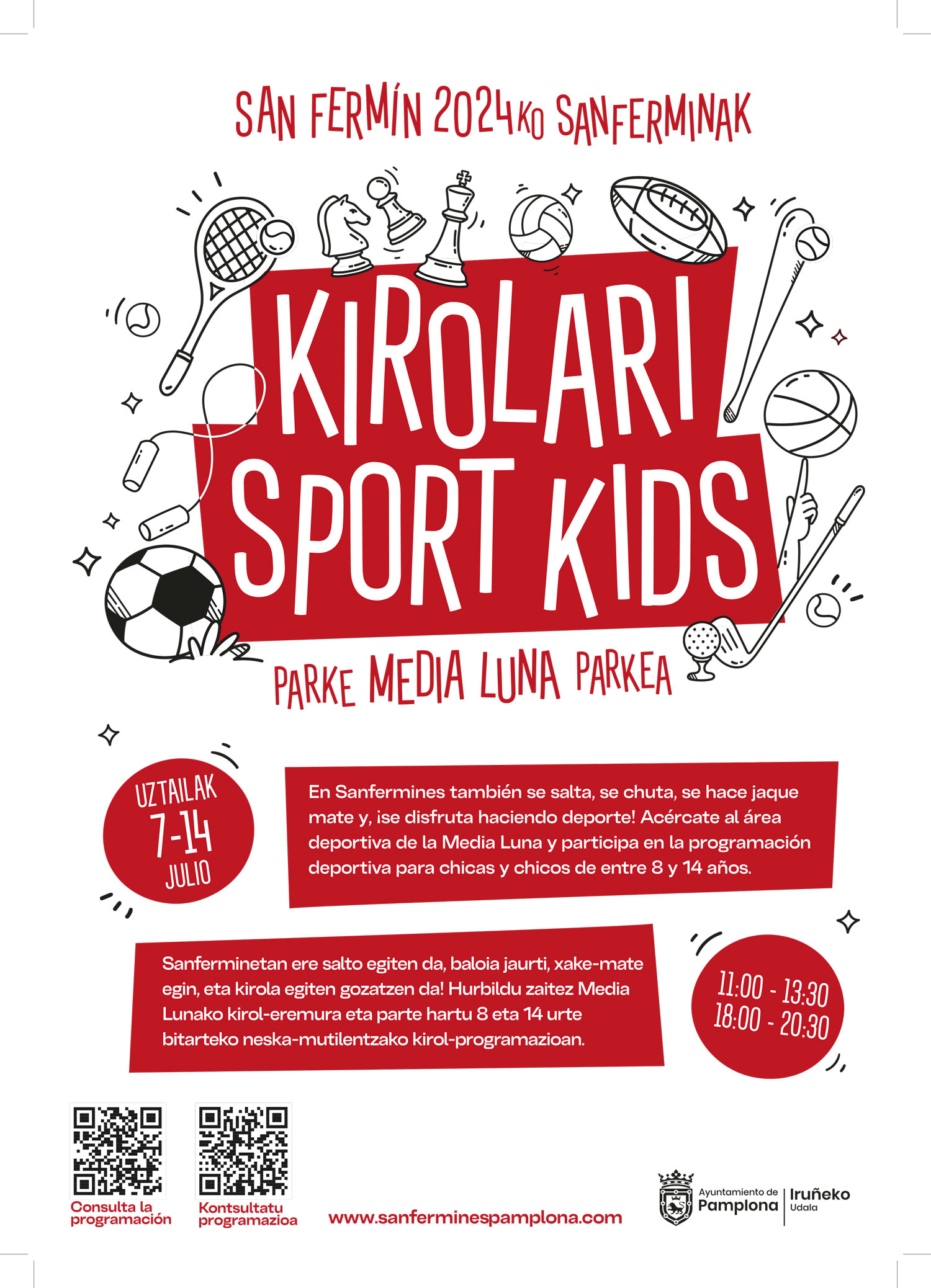 Programaci&oacute;n Kirolari-Sport Kids (San Ferm&iacute;n 2024)